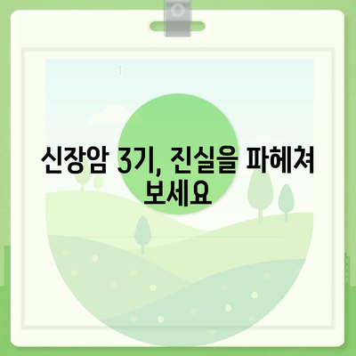 신장암 3기, 생존율과 증상, 원인 알아보기 | 신장암, 3기, 생존율, 증상, 원인, 치료