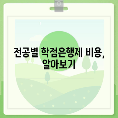 학점은행제 비용 완벽 가이드 | 학점당 비용, 교육과정별 비용, 절약 팁