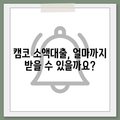 국민행복기금 캠코 소액대출 신청 가이드 | 조건, 한도, 금리, 신청 방법 상세 안내