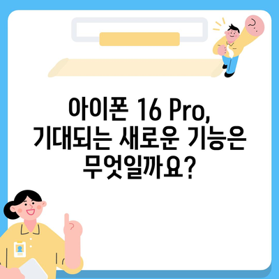 iPhone 16 Pro 출시일, 가격, 색상, 예상 스펙