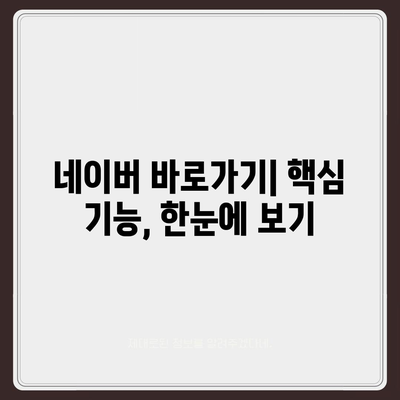 네이버 바로가기| 쉽고 빠르게 접속하는 방법 | 네이버, 홈페이지, 바로가기 링크, 접속