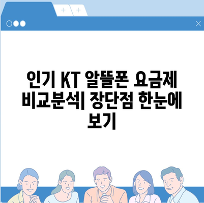 KT 알뜰폰 요금제 비교분석| 나에게 딱 맞는 요금제 찾기 | 알뜰폰, 통신비 절약, 데이터, 통화, 부가서비스