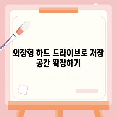 아이폰16 호환 외장형 하드 드라이브 | 저장 용량 확장