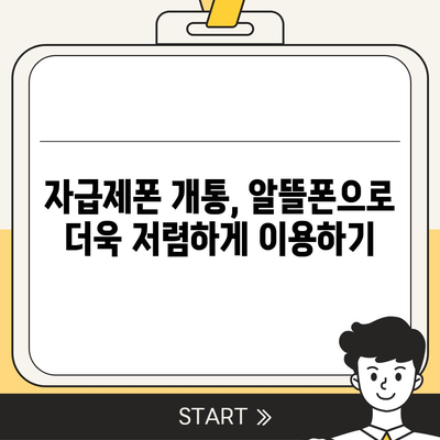 자급제폰 개통, 이렇게 하면 끝! | 자급제폰 개통 절차, 준비물, 유심, 요금제, 알뜰폰