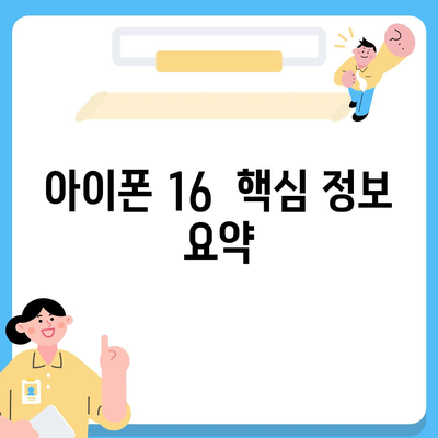 아이폰 16 디자인, 출시일, 색상 | 사전예약 정보