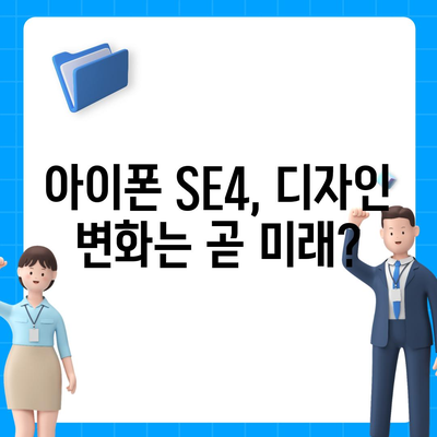 아이폰 SE4의 디자인 변경과 아이폰16 미니의 미래