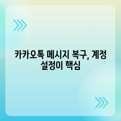 카카오톡 대화확인 방법| 삭제된 메시지 복구와 비공식 채팅 확인 팁 | 카카오톡, 대화 복구, 메신저 사용법