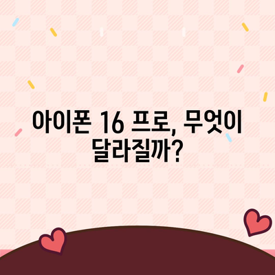 아이폰 16 프로 출시일, 디자인, 기타 변화