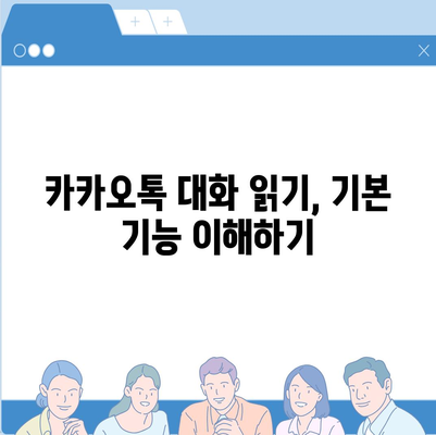 카카오톡 대화읽기 방법과 꿀팁 | 카카오톡, 대화, 메시지 읽기, 개인 정보 보호