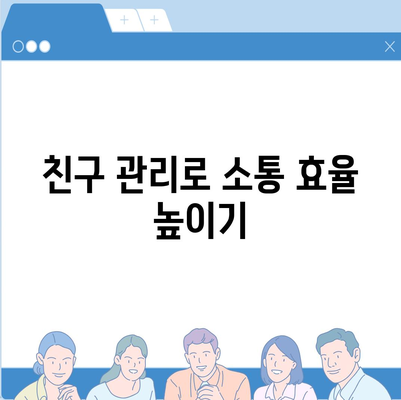 카카오톡 친구 관리 방법| 효율적인 친구 목록 정리와 활용 팁 | 카카오톡, 친구 관리, 소셜 미디어 사용법