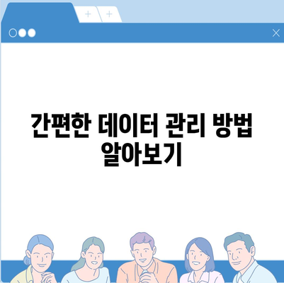 카카오톡 데이터관리를 효율적으로 하는 5가지 팁 | 카카오톡, 데이터 백업, 개인 정보 보호"