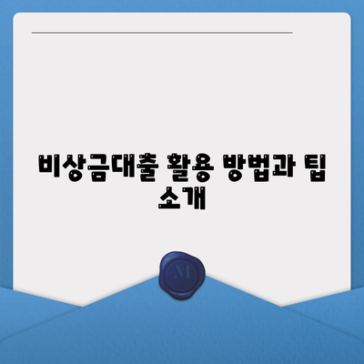 카카오뱅크 비상금대출 신청 방법 및 유의사항 | 대출, 금융, 개인대출"