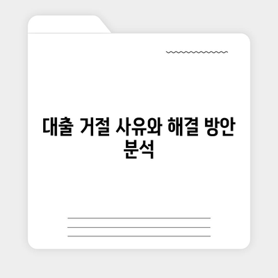 카카오뱅크 비상금대출 거절 시 대처 방법과 팁 | 금융, 대출, 개인재정 관리"