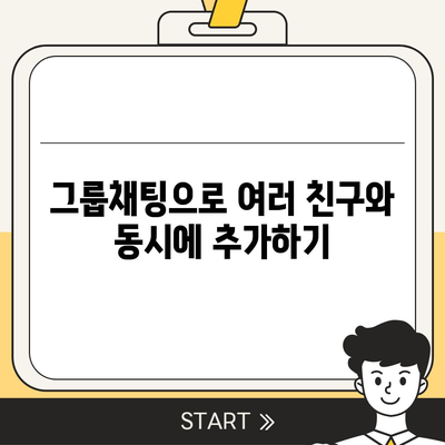 카카오톡 친구추가 쉽게 하는 방법 | 카카오톡, 친구 추가, 실용 팁, 소셜 미디어 활용