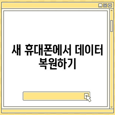 카카오톡 데이터, 새 휴대폰으로 쉽게 이동하는 방법| 단계별 가이드 | 카카오톡, 데이터 이전, 모바일 팁"