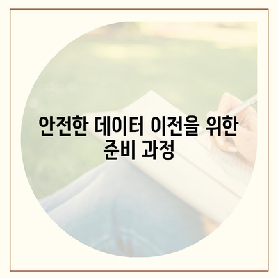 카카오톡 데이터를 새 폰으로 이전하는 안전한 방법과 필수 팁 | 카카오톡, 데이터 이전, 스마트폰 이동