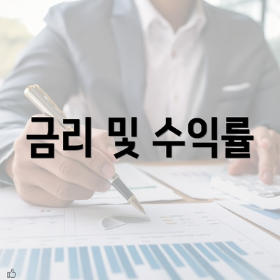 금리 및 수익률