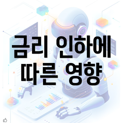 금리 인하에 따른 영향