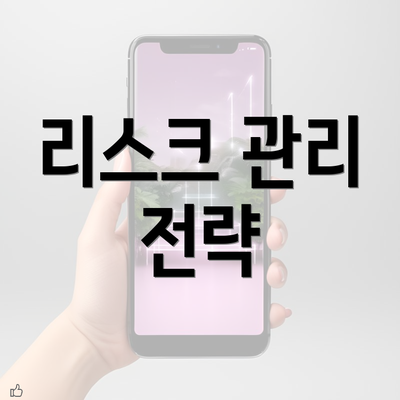 리스크 관리 전략