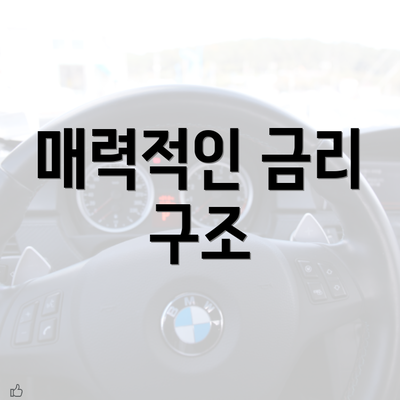 매력적인 금리 구조