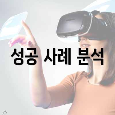 성공 사례 분석