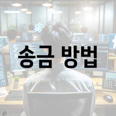 송금 방법