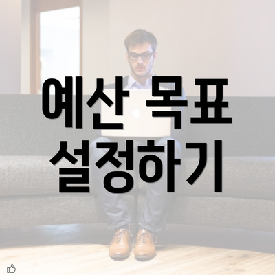 예산 목표 설정하기