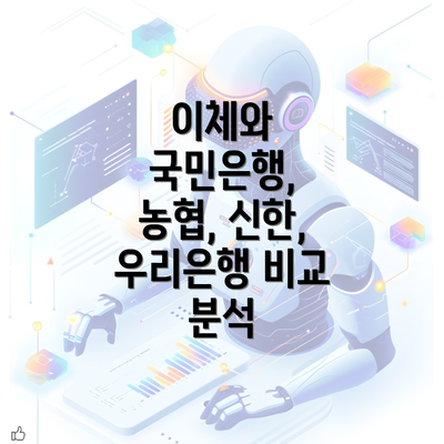 이체와 국민은행, 농협, 신한, 우리은행 비교 분석