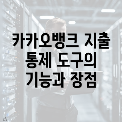 카카오뱅크 지출 통제 도구의 기능과 장점