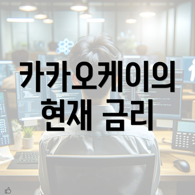 카카오케이의 현재 금리