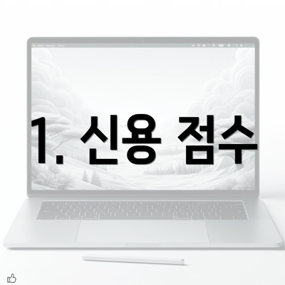 1. 신용 점수