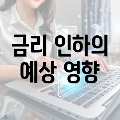 금리 인하의 예상 영향