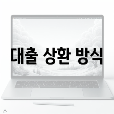 대출 상환 방식