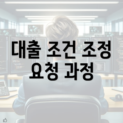 대출 조건 조정 요청 과정