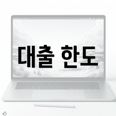 대출 한도