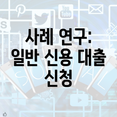 사례 연구: 일반 신용 대출 신청