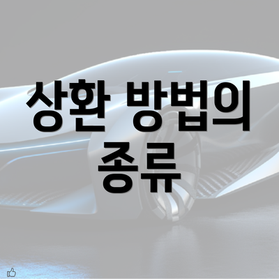 상환 방법의 종류