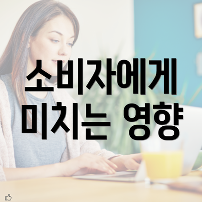 소비자에게 미치는 영향