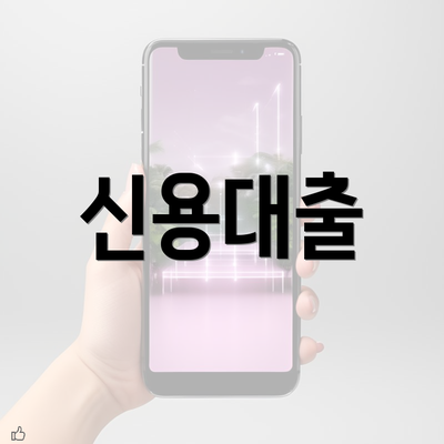 신용대출