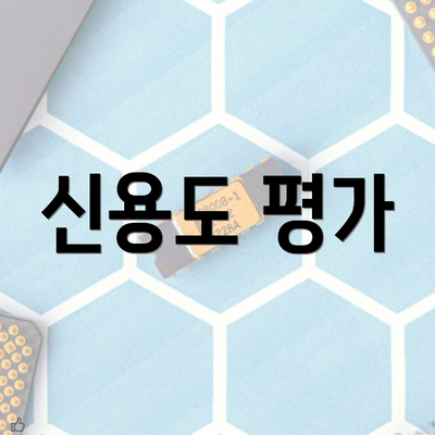 신용도 평가