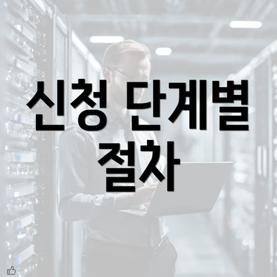 신청 단계별 절차