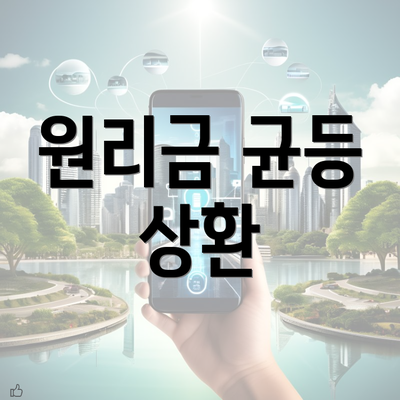 원리금 균등 상환