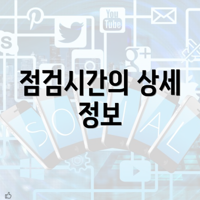 점검시간의 상세 정보