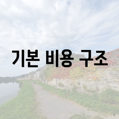 기본 비용 구조