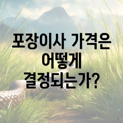 포장이사 가격은 어떻게 결정되는가?