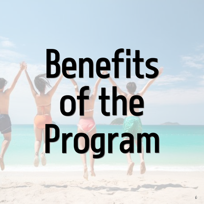 Benefits of the Program