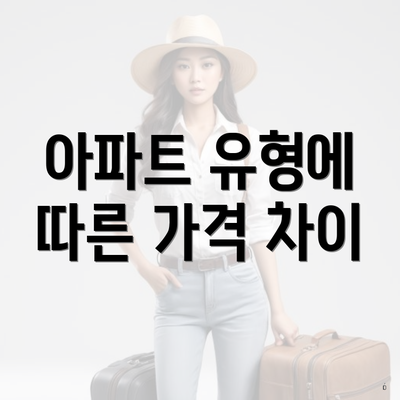 아파트 유형에 따른 가격 차이