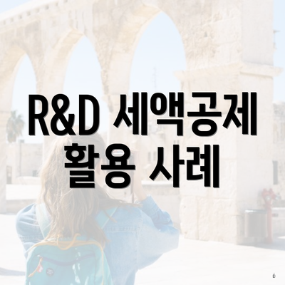 R&D 세액공제 활용 사례