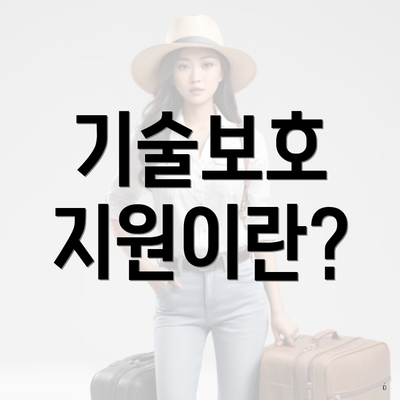 기술보호 지원이란?