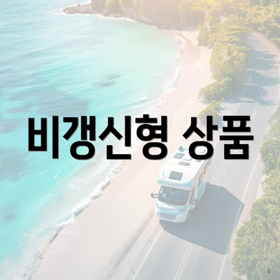 비갱신형 상품